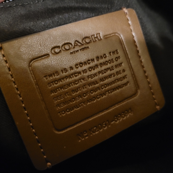 Coach 89894 Hudson Messenger In Colorblock Tobacco Mahagony Leather Bag $598 - Picture 8 of 8